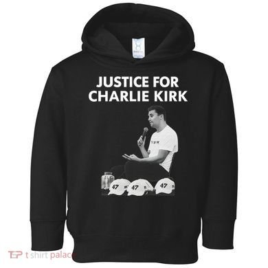 Justice For Charlie Kirk Support RIP Toddler Hoodie