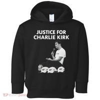 Justice For Charlie Kirk Support RIP Toddler Hoodie thumb 0