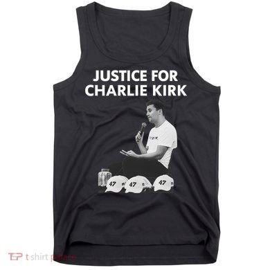 Justice For Charlie Kirk Support RIP Tank Top