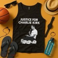 Justice For Charlie Kirk Support RIP Tank Top thumb 4