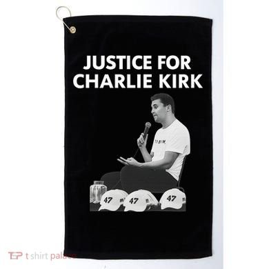 Justice For Charlie Kirk Support RIP Golf Towel