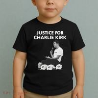 Justice For Charlie Kirk Support RIP Toddler T-Shirt thumb 2