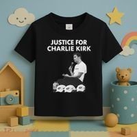 Justice For Charlie Kirk Support RIP Toddler T-Shirt thumb 3