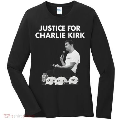 Justice For Charlie Kirk Support RIP Women's Long Sleeve Shirt