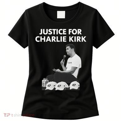 Justice For Charlie Kirk Support RIP Women's T-Shirt