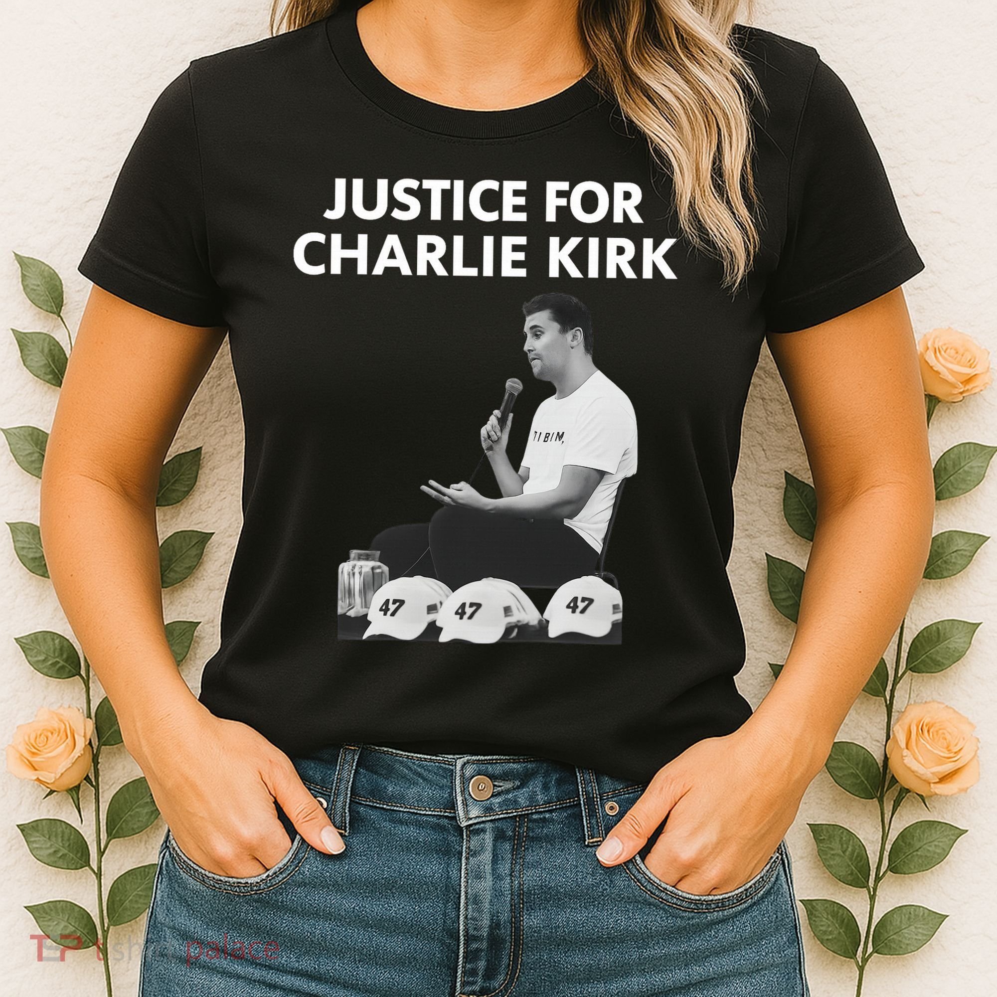 Justice For Charlie Kirk Support RIP Women's T-Shirt