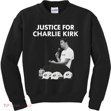 Justice For Charlie Kirk Support RIP Kids Sweatshirt