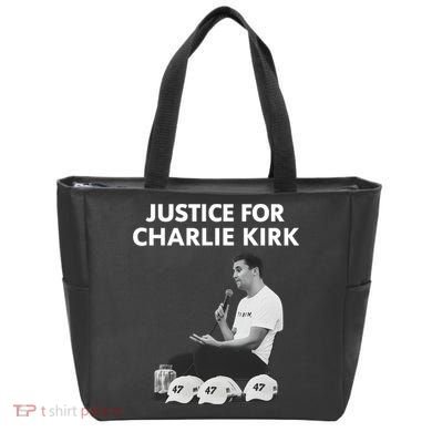 Justice For Charlie Kirk Support RIP Tote Bag