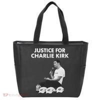 Justice For Charlie Kirk Support RIP Tote Bag thumb 0