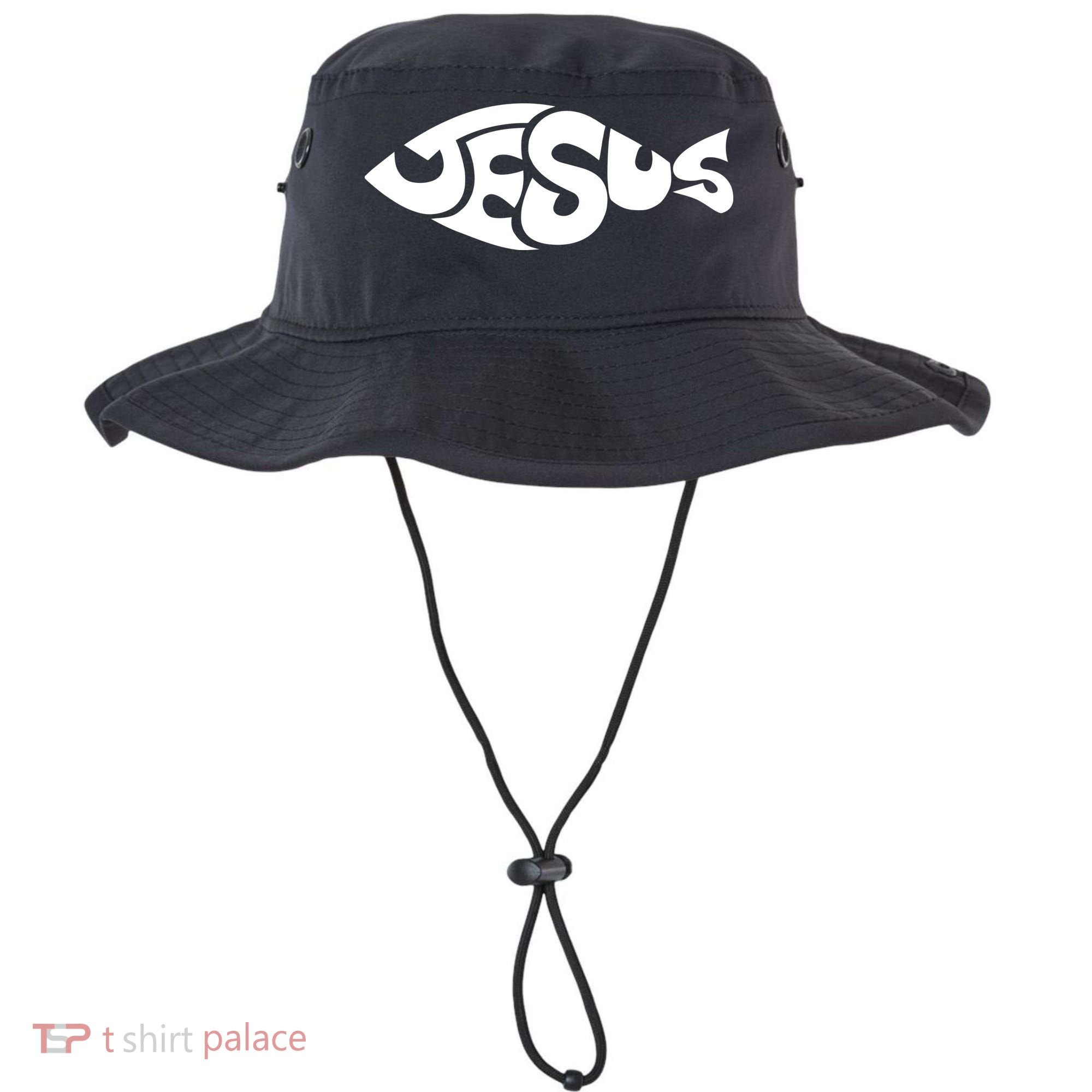 Jesus Fish Christian Bucket Hat