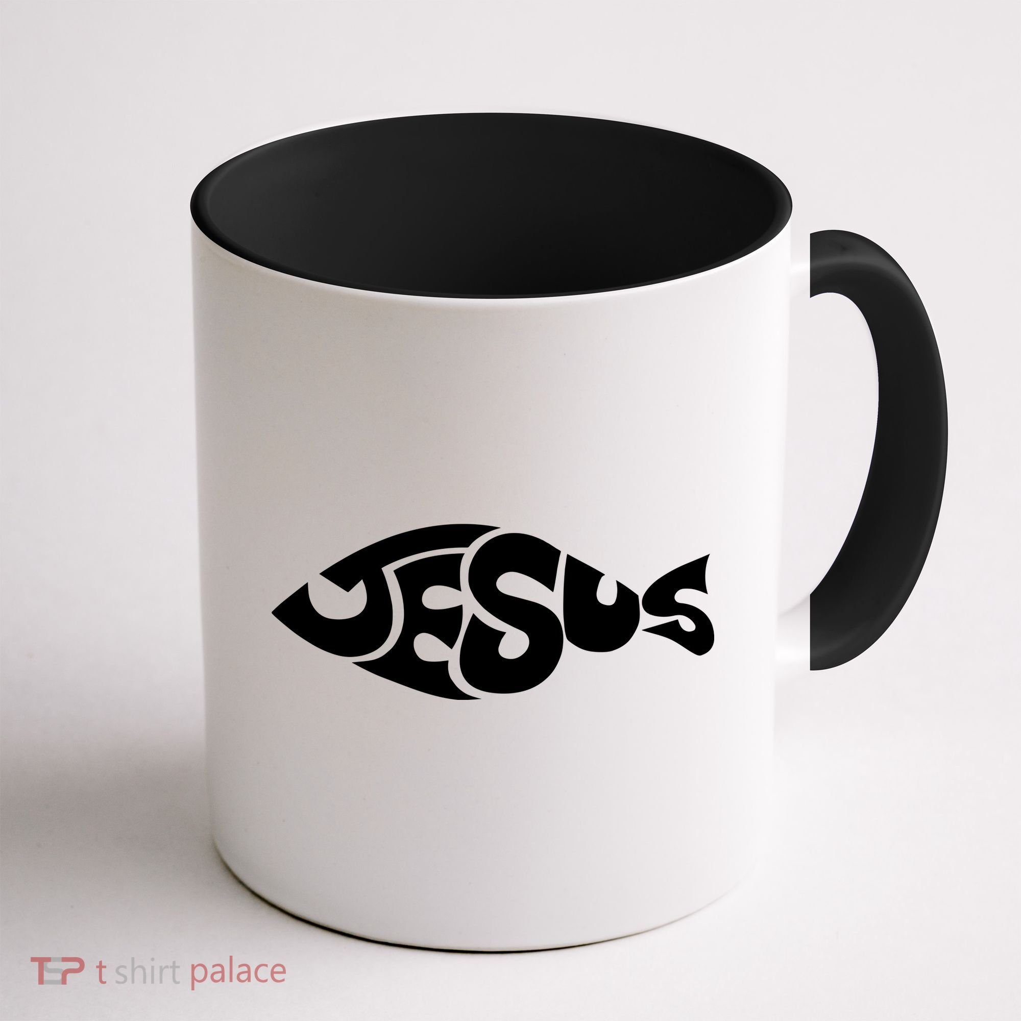 Jesus Fish Christian Coffee Mug