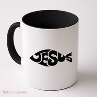 Jesus Fish Christian Coffee Mug thumb 0