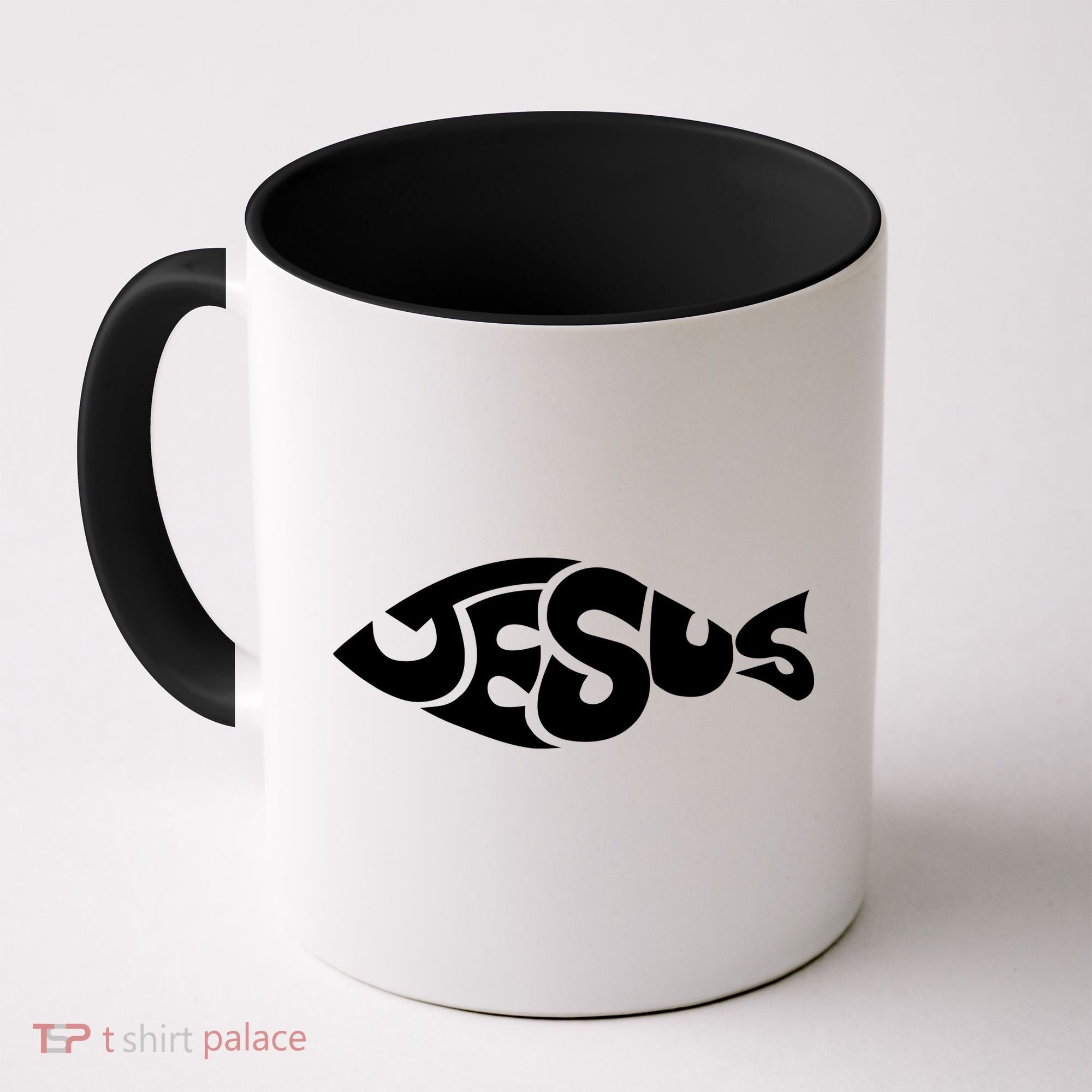 Jesus Fish Christian Coffee Mug