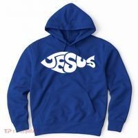 Jesus Fish Christian Hoodie thumb 0