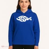 Jesus Fish Christian Hoodie thumb 5