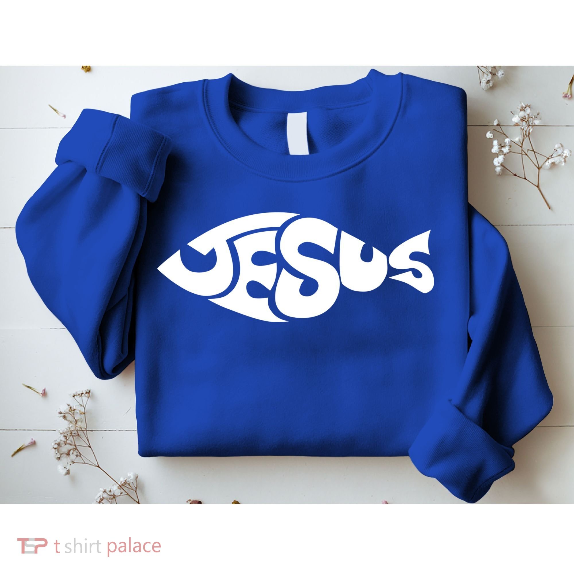 Jesus Fish Christian Sweatshirt