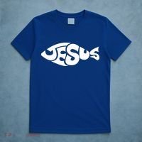 Jesus Fish Christian T-Shirt thumb 5