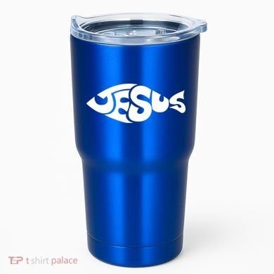 Jesus Fish Christian Tumbler