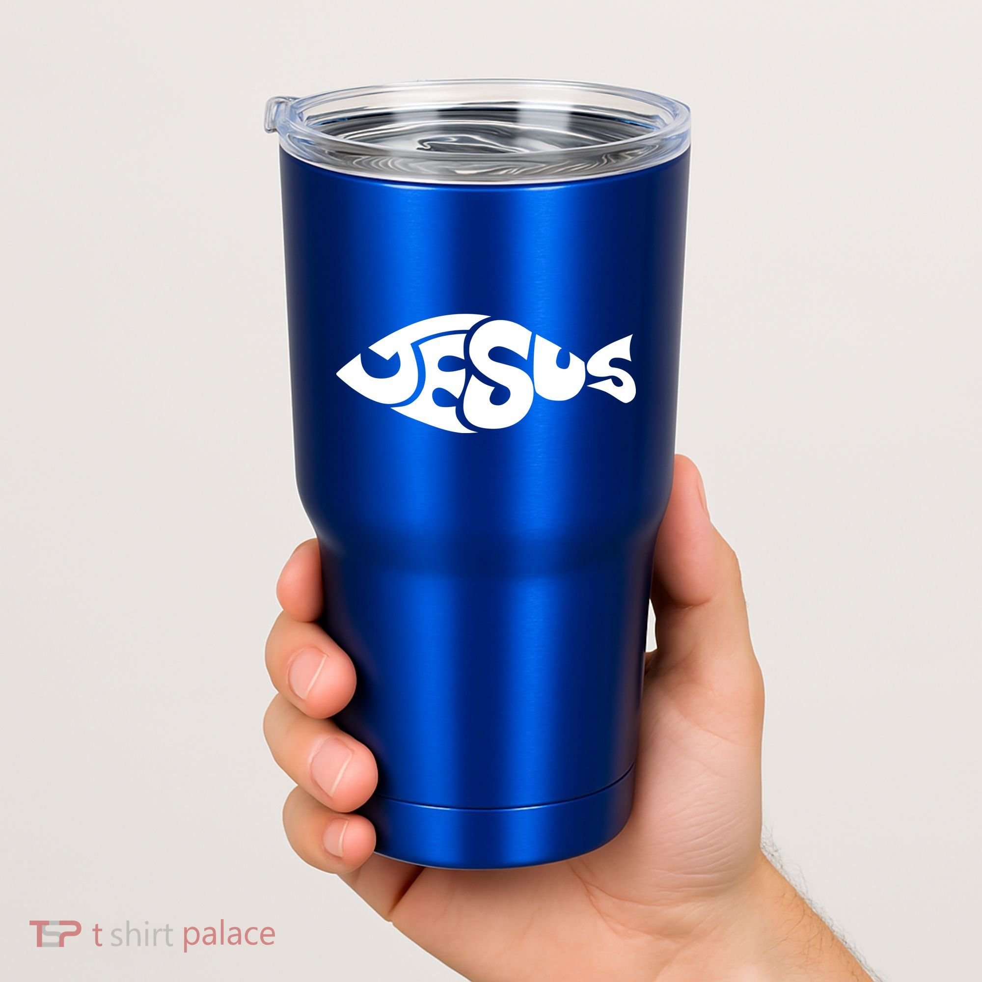 Jesus Fish Christian Tumbler