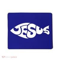 Jesus Fish Christian Mousepad thumb 0