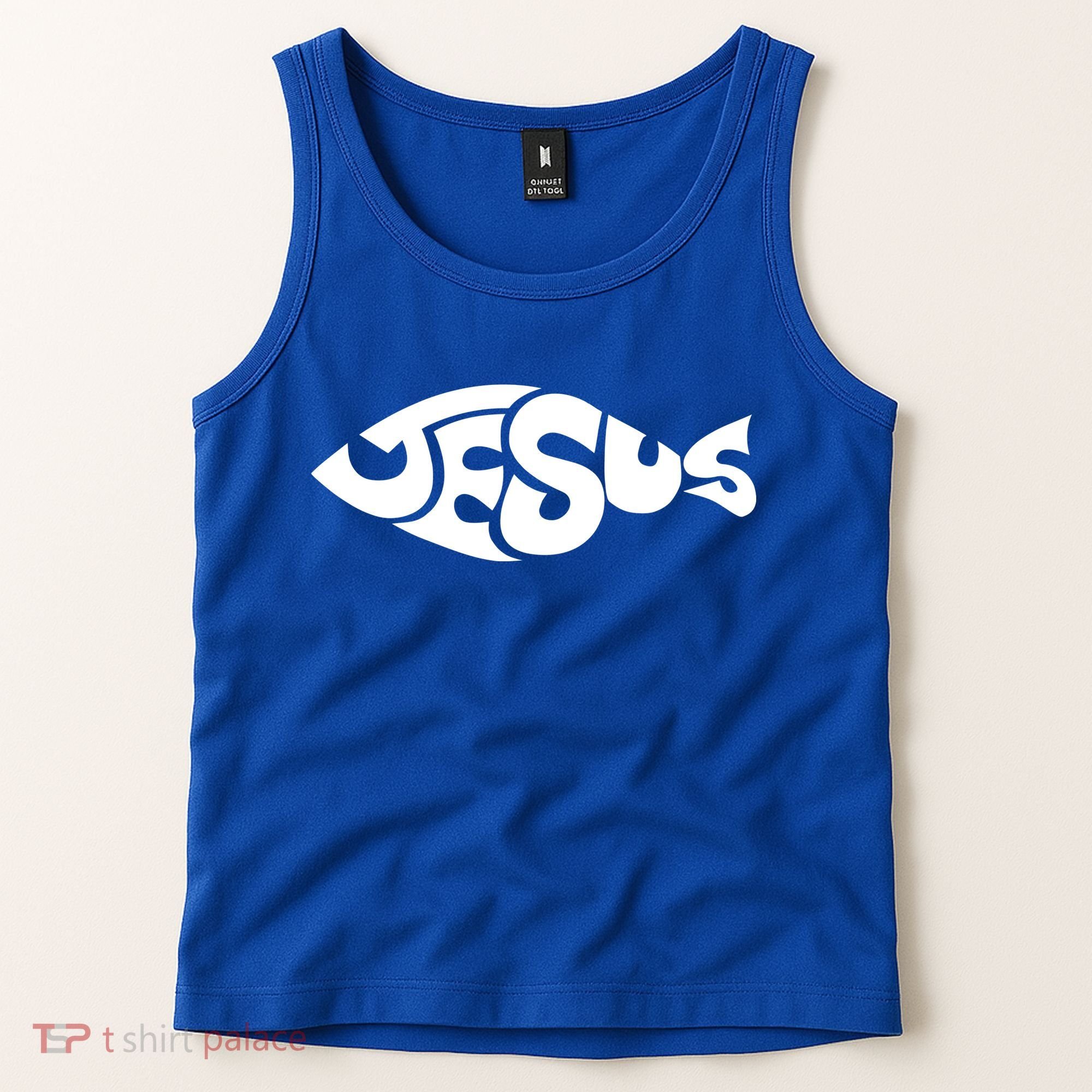 Jesus Fish Christian Tank Top