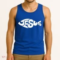 Jesus Fish Christian Tank Top thumb 3