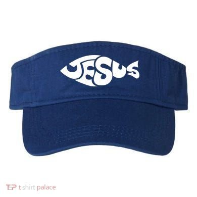 Jesus Fish Christian Visor