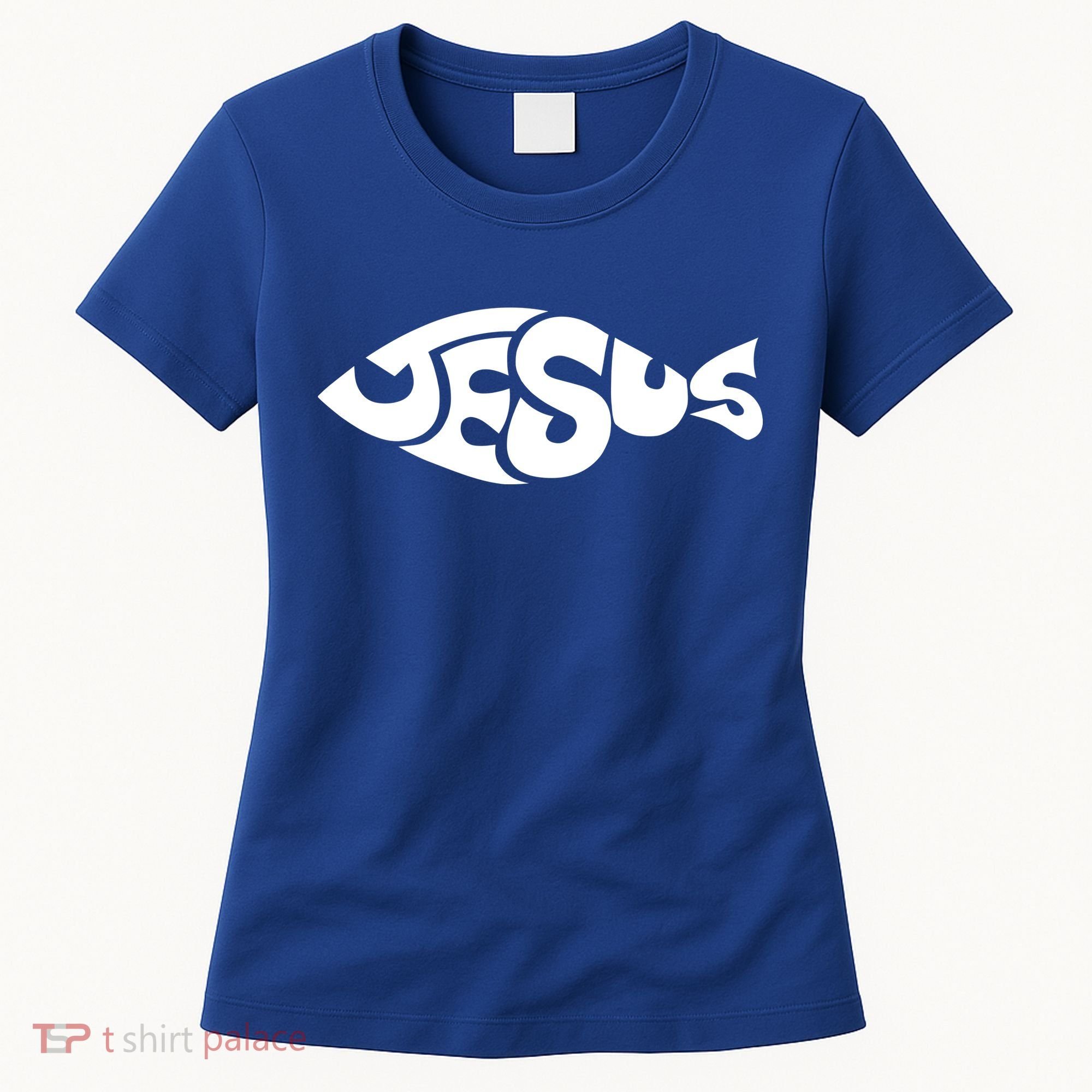 Jesus Fish Christian Women's T-Shirt