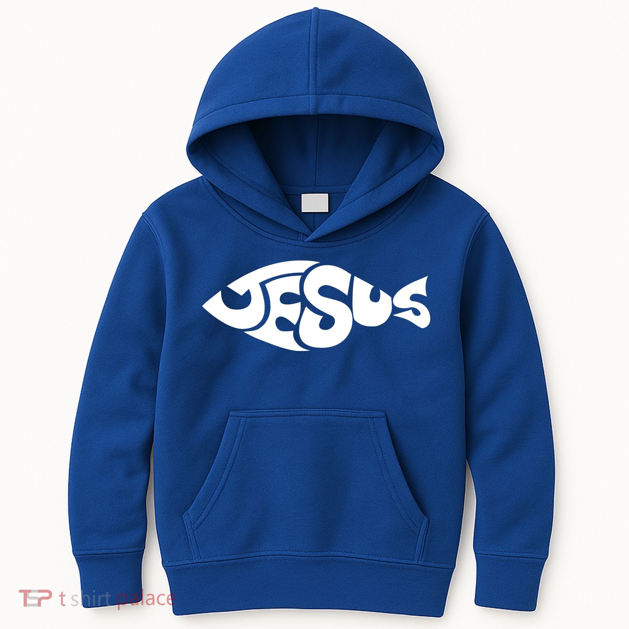 Jesus Fish Christian Kids Hoodie