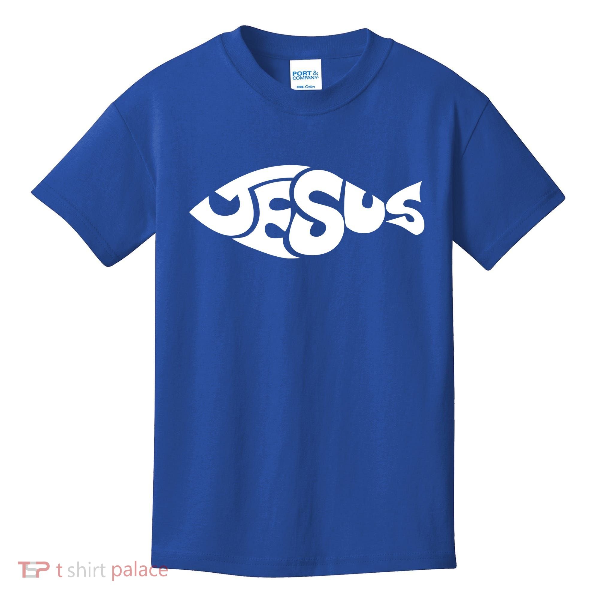 Jesus Fish Christian Kids T-Shirt