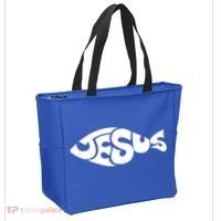 Jesus Fish Christian Tote Bag thumb 2