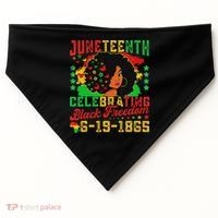 Junenth Flag Celebrating Black Freedom Junenth 1865 USA-Made Doggie Bandana thumb 0