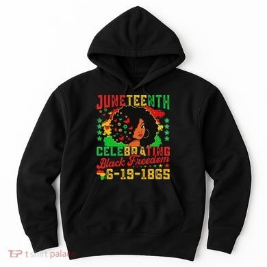 Junenth Flag Celebrating Black Freedom Junenth 1865 Hoodie