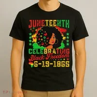 Junenth Flag Celebrating Black Freedom Junenth 1865 T-Shirt thumb 3