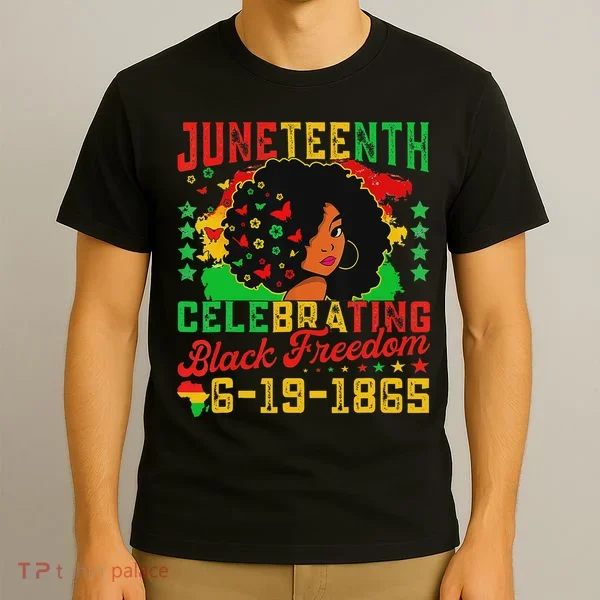 Junenth Flag Celebrating Black Freedom Junenth 1865 T-Shirt