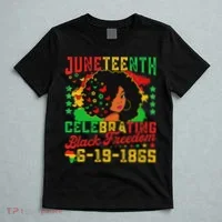 Junenth Flag Celebrating Black Freedom Junenth 1865 T-Shirt thumb 5