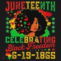 Junenth Flag Celebrating Black Freedom Junenth 1865 T-Shirt thumb 7