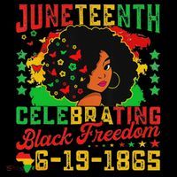 Junenth Flag Celebrating Black Freedom Junenth 1865 Bucket Hat thumb 4