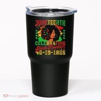 Junenth Flag Celebrating Black Freedom Junenth 1865 Tumbler thumb 0