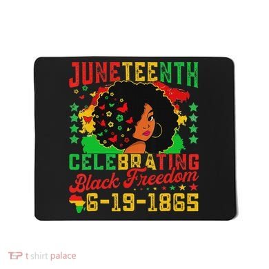 Junenth Flag Celebrating Black Freedom Junenth 1865 Mousepad