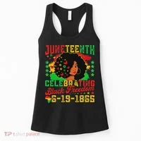 Junenth Flag Celebrating Black Freedom Junenth 1865 Women's Tank Top thumb 0