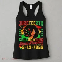 Junenth Flag Celebrating Black Freedom Junenth 1865 Women's Tank Top thumb 3