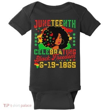 Junenth Flag Celebrating Black Freedom Junenth 1865 Baby Bodysuit