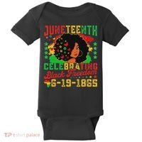 Junenth Flag Celebrating Black Freedom Junenth 1865 Baby Bodysuit thumb 0