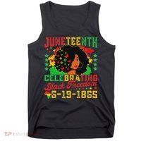 Junenth Flag Celebrating Black Freedom Junenth 1865 Tank Top thumb 0