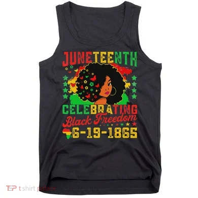 Junenth Flag Celebrating Black Freedom Junenth 1865 Tank Top