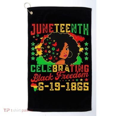 Junenth Flag Celebrating Black Freedom Junenth 1865 Golf Towel