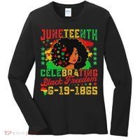 Junenth Flag Celebrating Black Freedom Junenth 1865 Women's Long Sleeve Shirt thumb 0