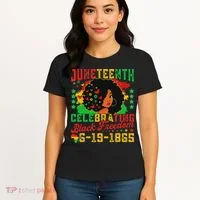 Junenth Flag Celebrating Black Freedom Junenth 1865 Women's T-Shirt thumb 4