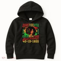 Junenth Flag Celebrating Black Freedom Junenth 1865 Kids Hoodie thumb 0